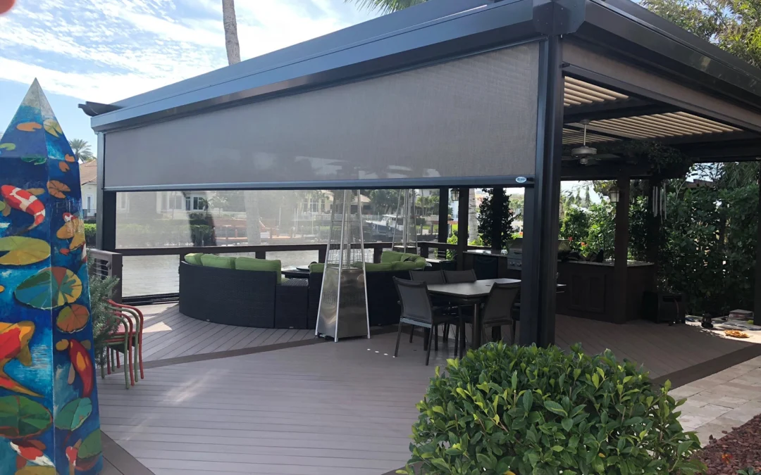 Motorized Screens: Privacy, Shade, and Wind in One Move